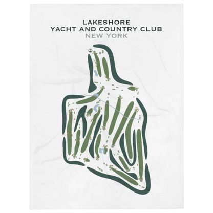 Lakeshore Yacht & Country Club, New York - Printed Golf Courses