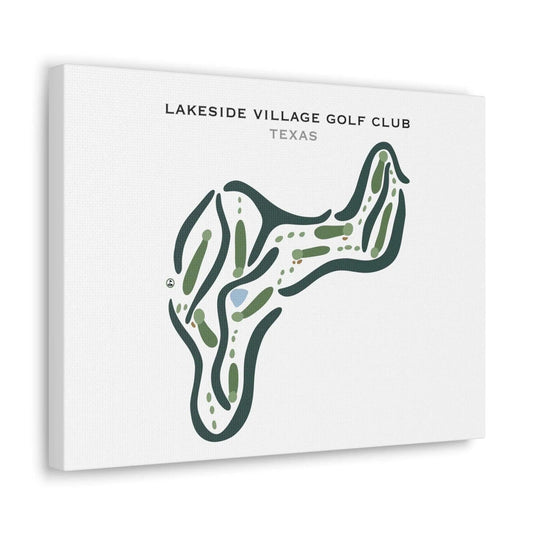Lakeside Village Golf Club, Texas - Printed Golf Courses