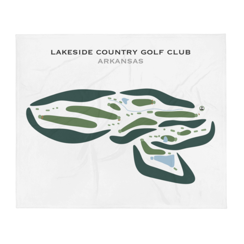 Lakeside Country Golf Club, Arkansas - Printed Golf Courses