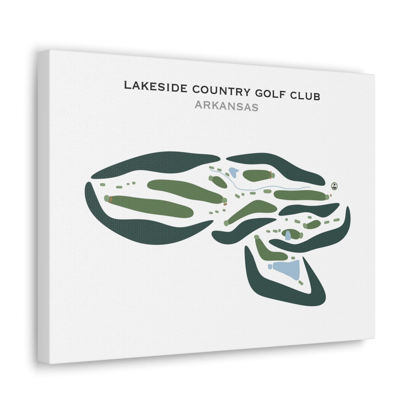 Lakeside Country Golf Club, Arkansas - Printed Golf Courses