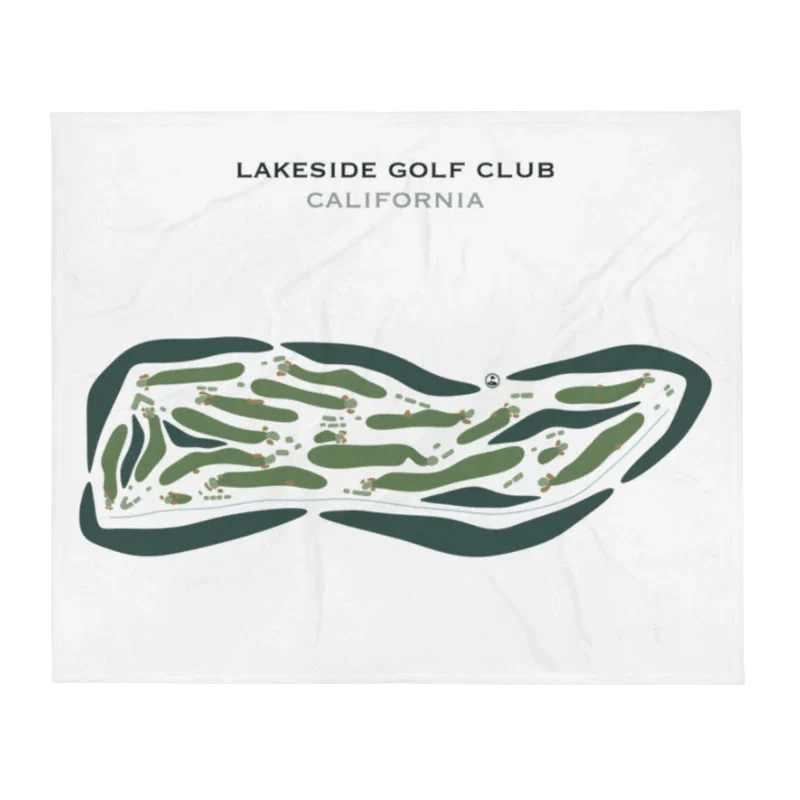 Lakeside Golf Club, California - Printed Golf Courses