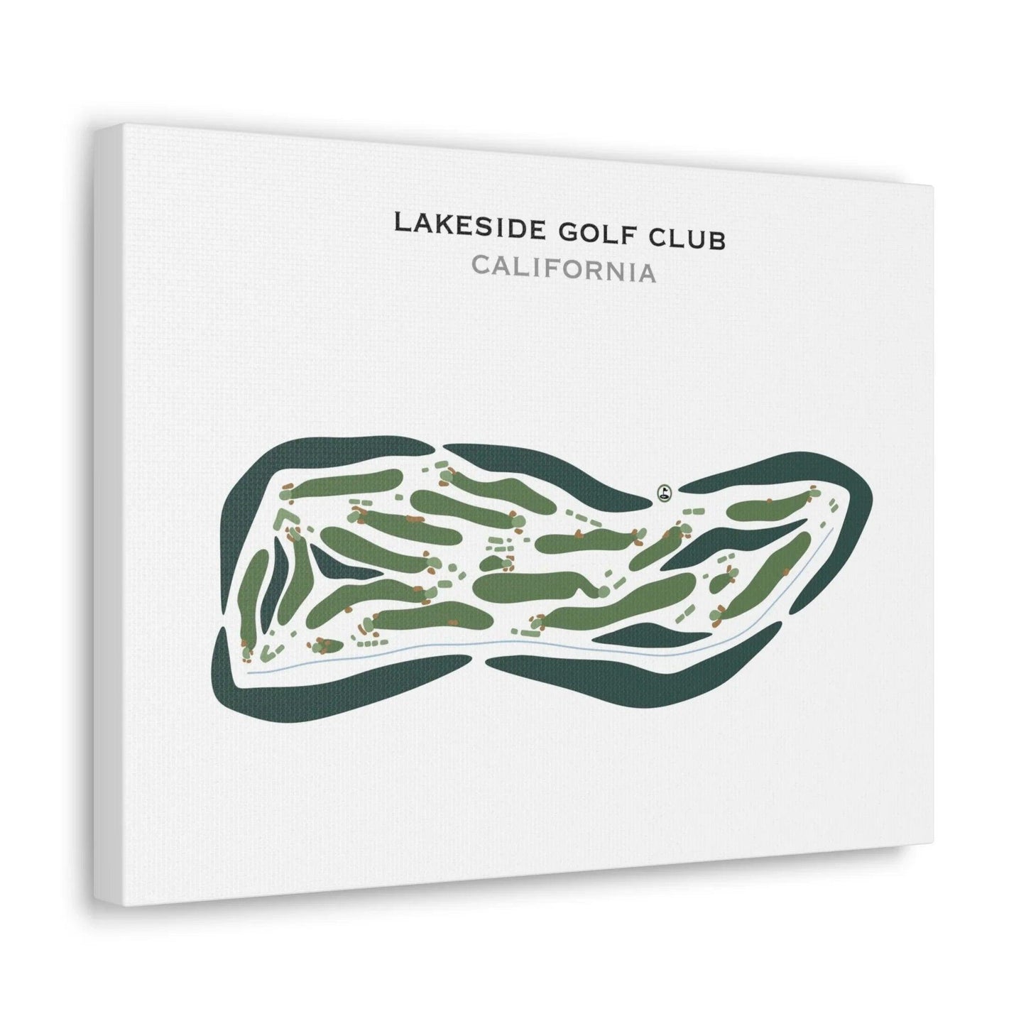 Lakeside Golf Club, California - Printed Golf Courses
