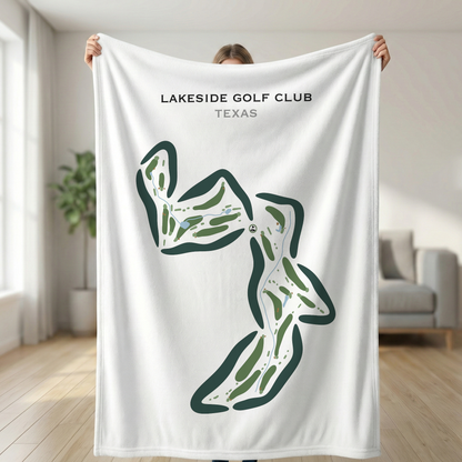 Lakeside Golf Club, Texas - Printed Golf Courses