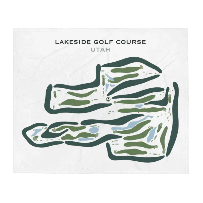 Lakeside Golf Course, West Bountiful Utah - Printed Golf Courses