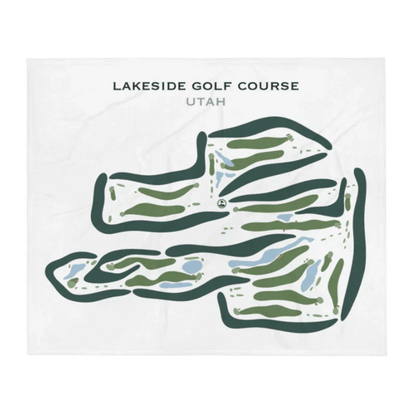 Lakeside Golf Course, West Bountiful Utah - Printed Golf Courses