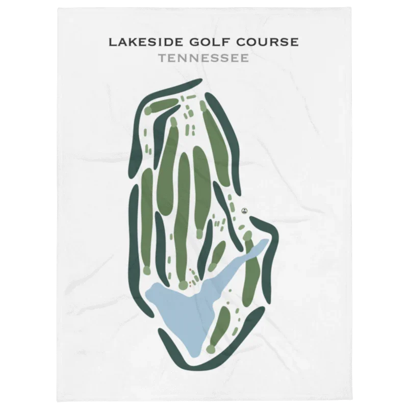 Lakeside Golf Course, Tennessee - Printed Golf Course