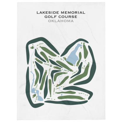 Lakeside Memorial Golf Course, Oklahoma - Printed Golf Courses