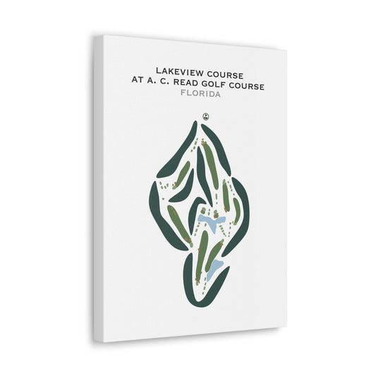 Lakeview Course at A. C. Read Golf Course, Florida - Printed Golf Courses