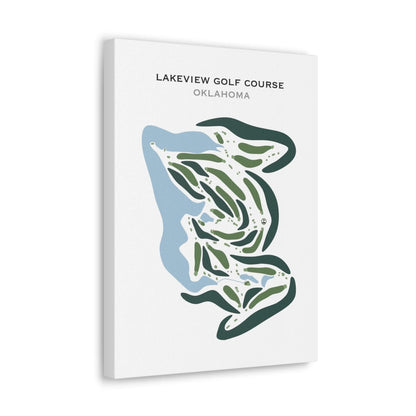 Lakeview Golf Course, Oklahoma - Printed Golf Courses