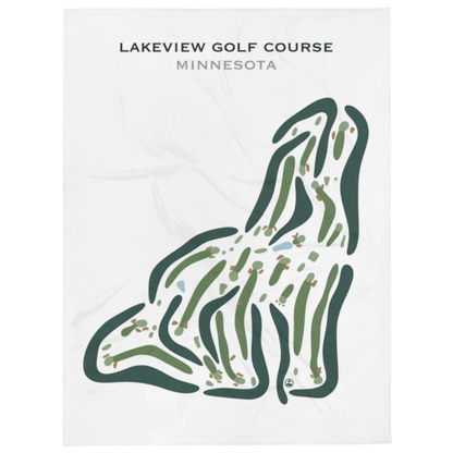 Lakeview Golf Course, Minnesota - Printed Golf Courses