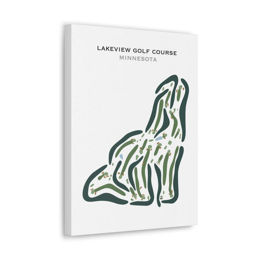 Lakeview Golf Course, Minnesota - Printed Golf Courses