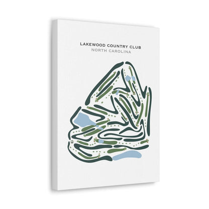 Lakewood Country Club, North Carolina - Printed Golf Courses