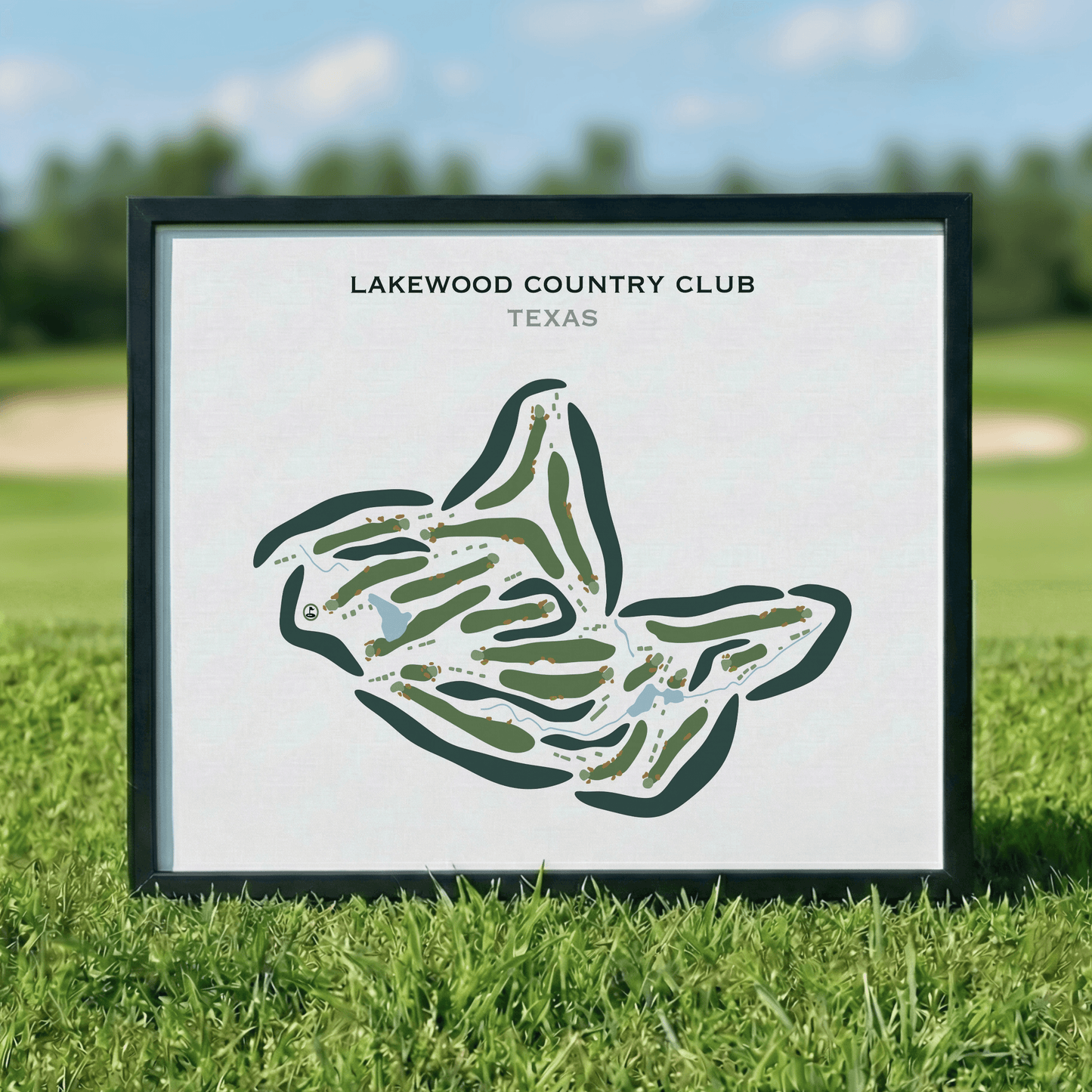 Lakewood Country Club, Texas - Printed Golf Courses