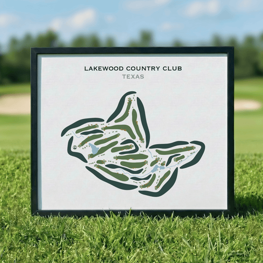 Lakewood Country Club, Texas - Printed Golf Courses