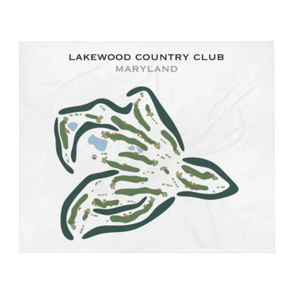 Lakewood Country Club, Maryland - Printed Golf Course