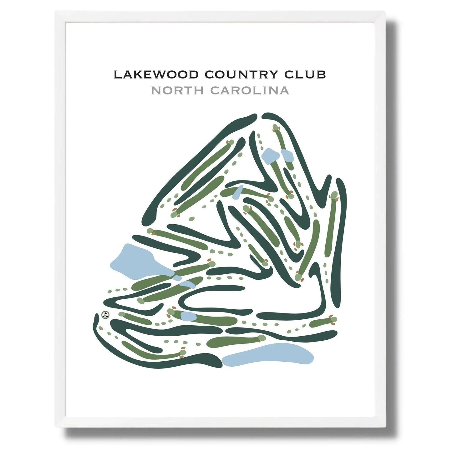 Lakewood Country Club, North Carolina - Printed Golf Courses
