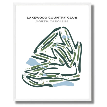 Lakewood Country Club, North Carolina - Printed Golf Courses