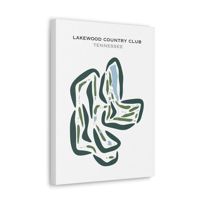Lakewood Country Club, Tennessee - Printed Golf Courses