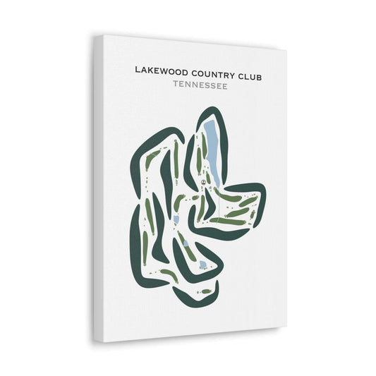 Lakewood Country Club, Tennessee - Printed Golf Courses