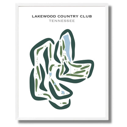 Lakewood Country Club, Texas - Printed Golf Courses