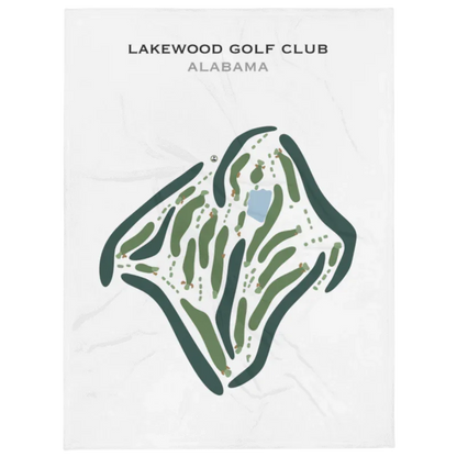 Lakewood Golf Club, Alabama - Printed Golf Courses