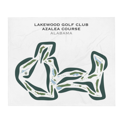 Lakewood Golf Club - Azalea Course, Alabama - Printed Golf Courses