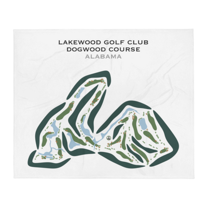 Lakewood Golf Club - Dogwood Course, Alabama - Printed Golf Courses