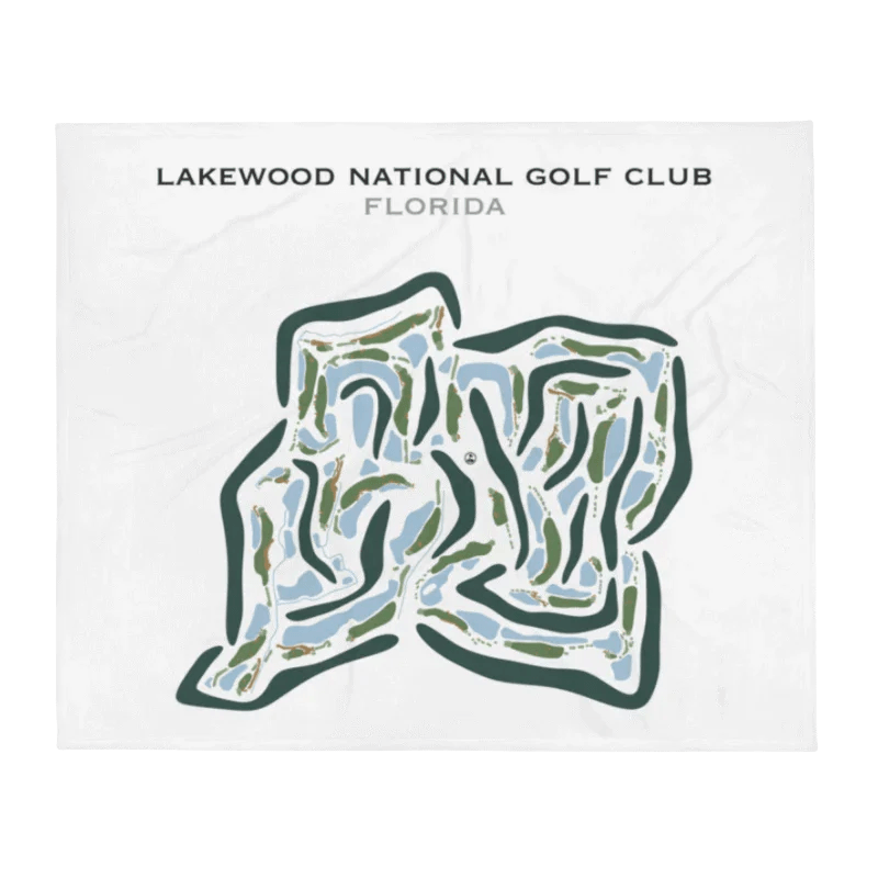 Lakewood National Golf Club, Florida - Printed Golf Courses