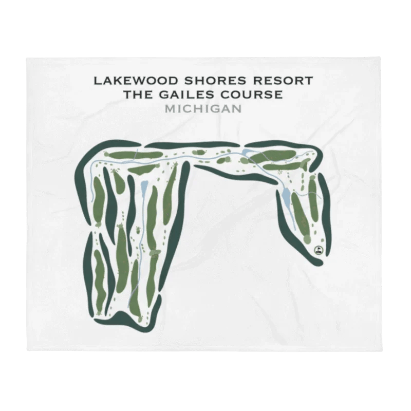 Lakewood Shores Resort, The Gailes Course, Michigan - Printed Golf Courses