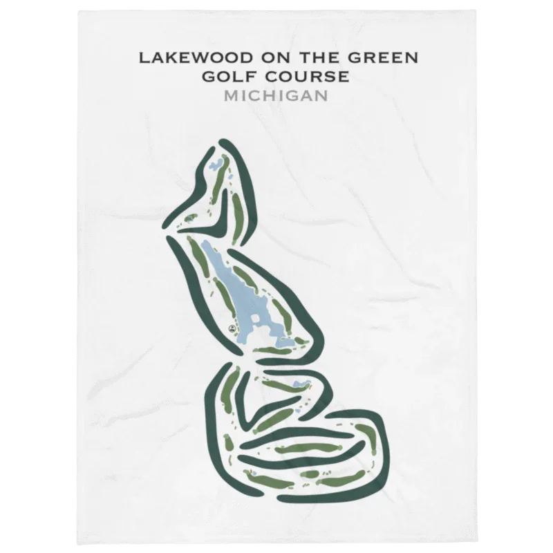 Lakewood on the Green Golf Course, Michigan - Printed Golf Courses