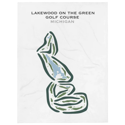 Lakewood on the Green Golf Course, Michigan - Printed Golf Courses