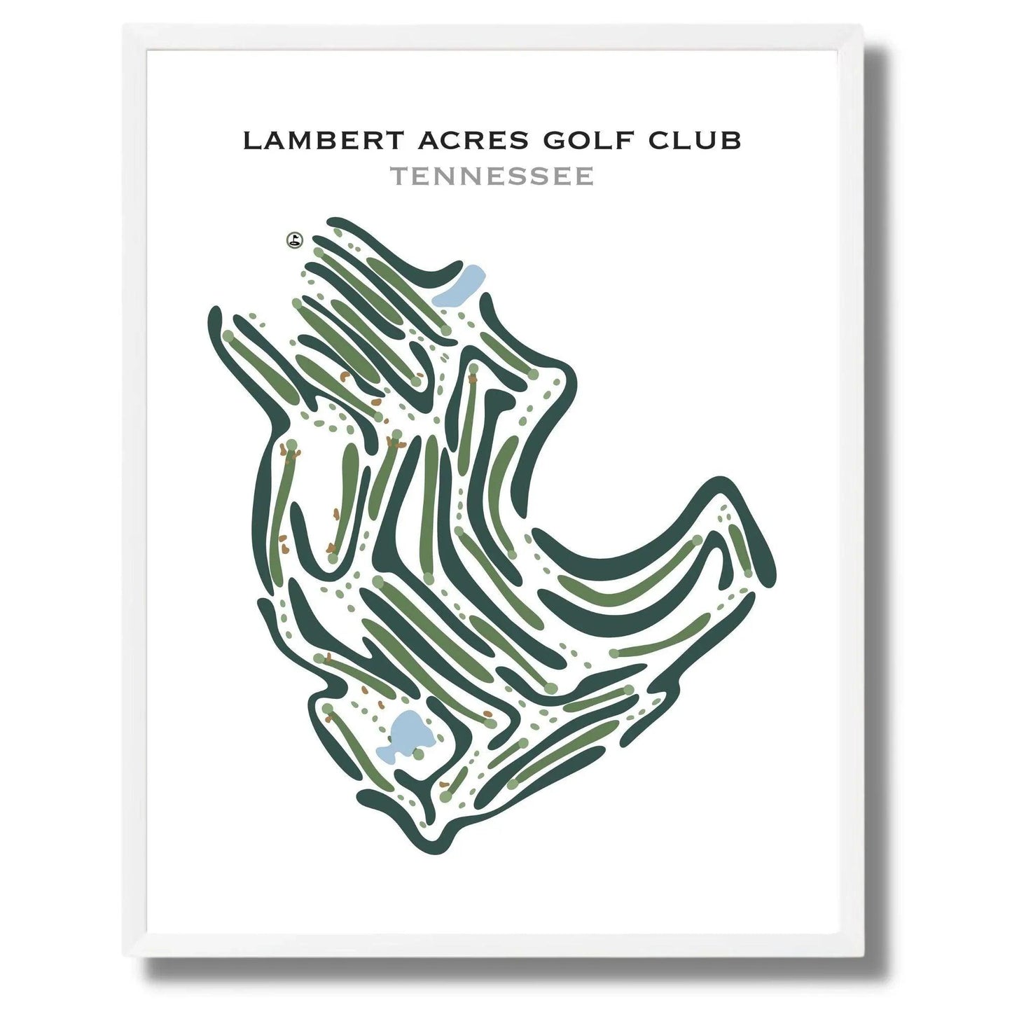 Lambert Acres Golf Club, Tennessee - Printed Golf Courses
