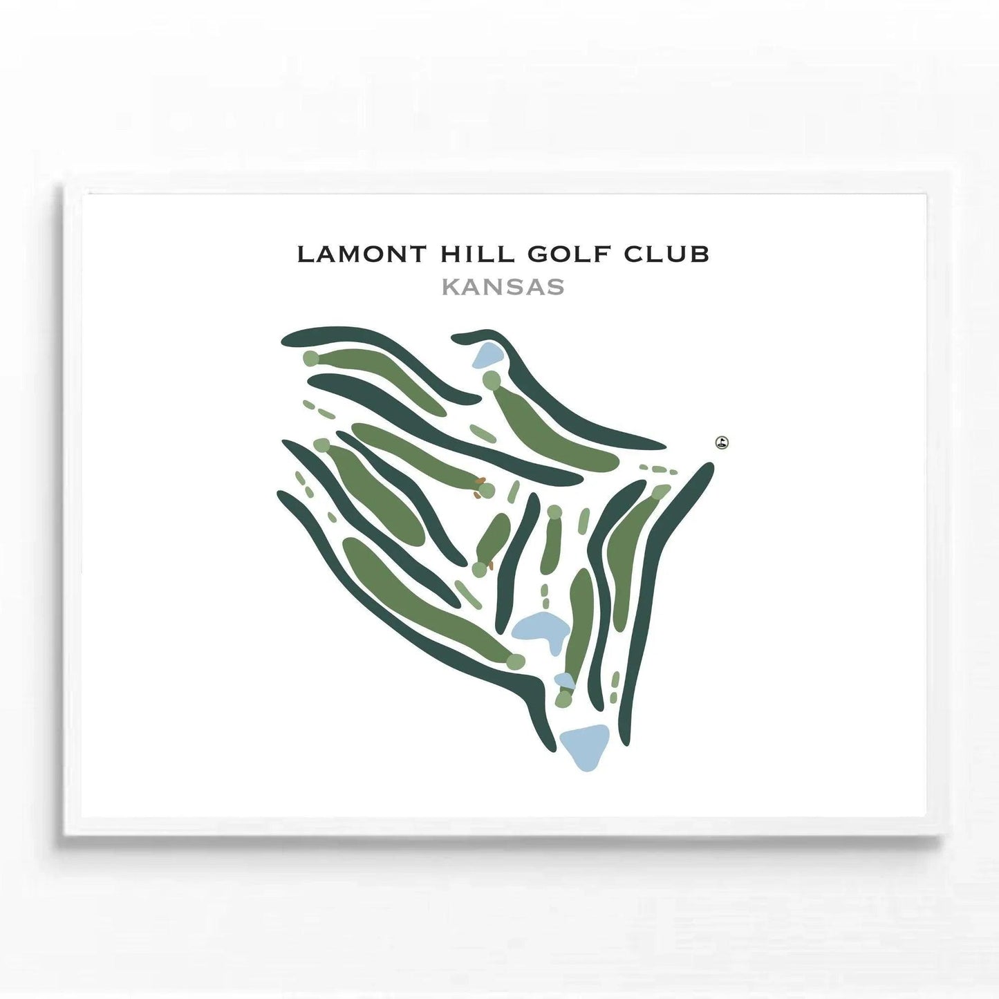 Lamont Hill Golf Club, Kansas - Printed Golf Courses