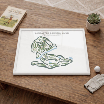 Lancaster Country Club, Pennsylvania - Printed Golf Courses