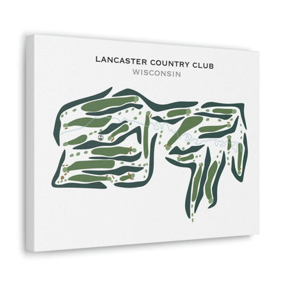 Lancaster Country Club, Wisconsin - Printed Golf Courses