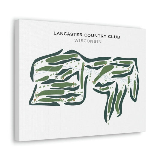 Lancaster Country Club, Wisconsin - Printed Golf Courses