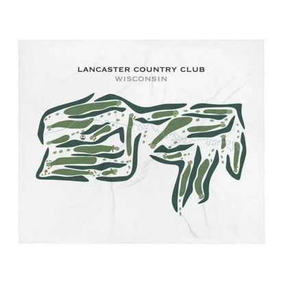Lancaster Country Club, Wisconsin - Printed Golf Courses
