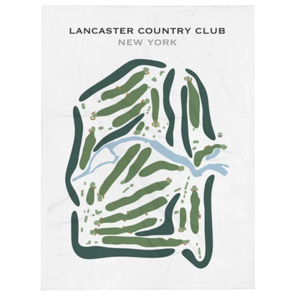 Lancaster Country Club, New York - Printed Golf Courses