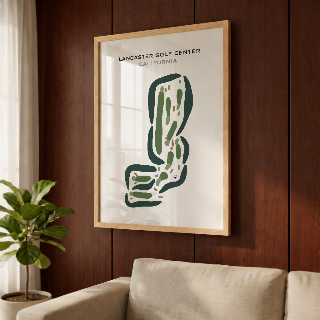 Lancaster Golf Center, California - Printed Golf Courses
