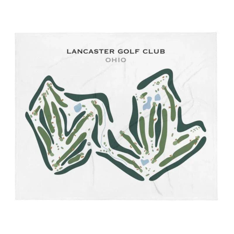 Lancaster Golf Club, Ohio - Printed Golf Course