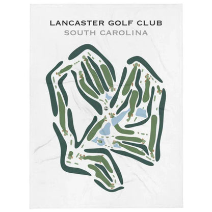 Lancaster Golf Club, South Carolina - Printed Golf Course