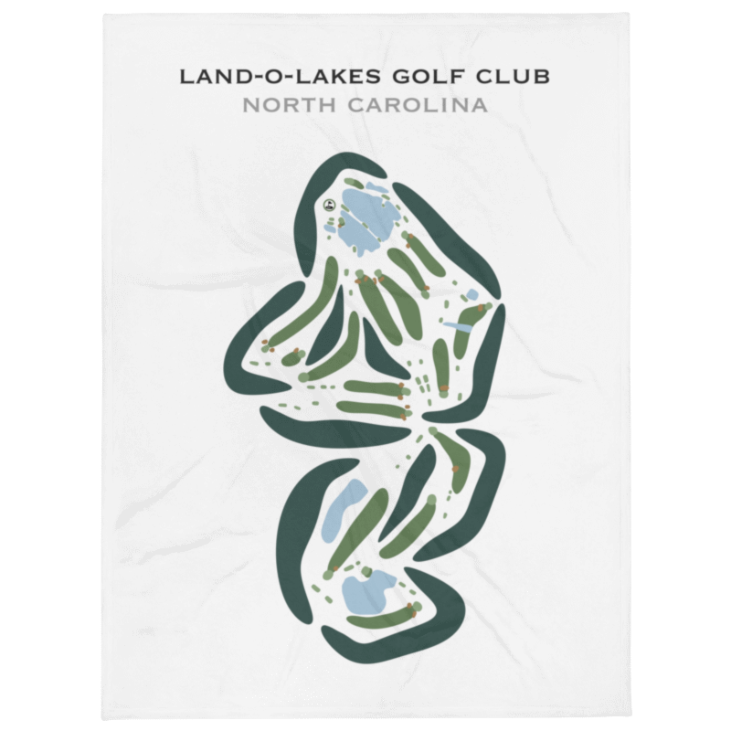 Land-O-Lakes Golf Club, North Carolina - Printed Golf Courses
