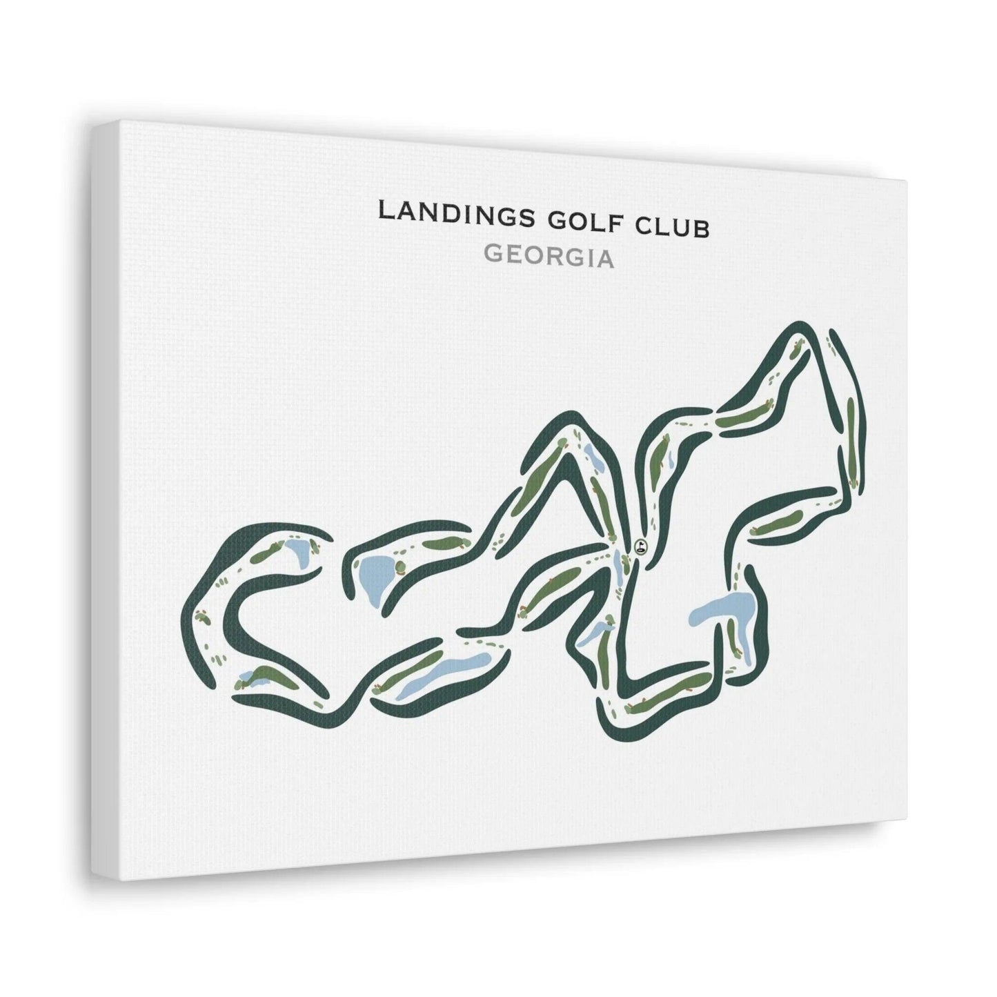 Landings Golf Club, Georgia - Printed Golf Courses
