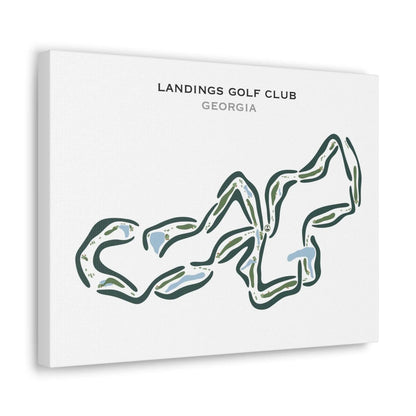 Landings Golf Club, Georgia - Printed Golf Courses