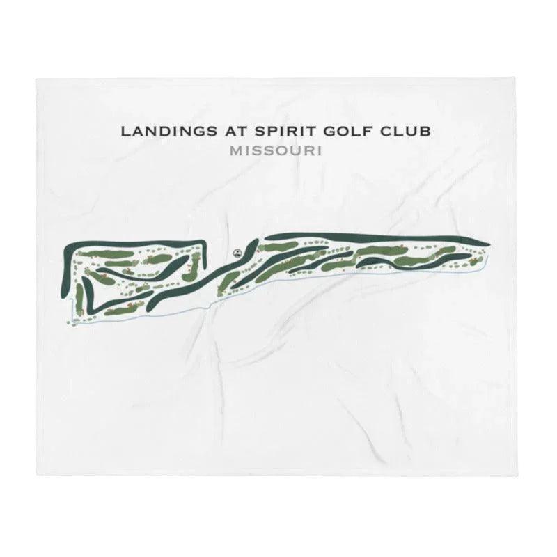 Landings At Spirit Golf Club, Missouri - Printed Golf Courses