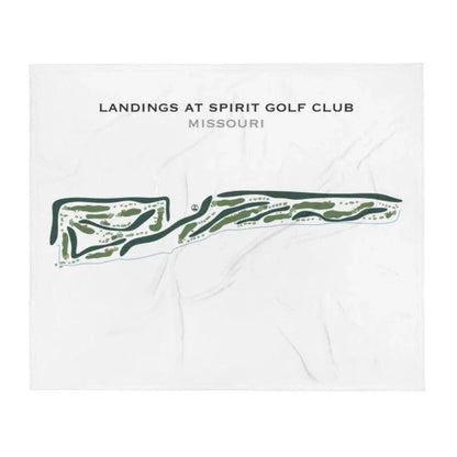 Landings At Spirit Golf Club, Missouri - Printed Golf Courses