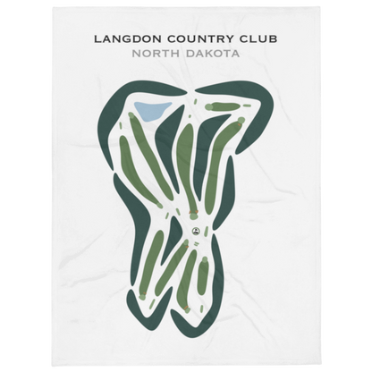Langdon Country Club, North Dakota - Printed Golf Courses