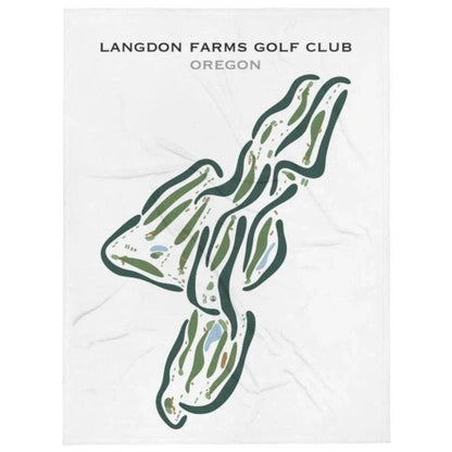 Langdon Farms Golf Club, Oregon - Printed Golf Courses