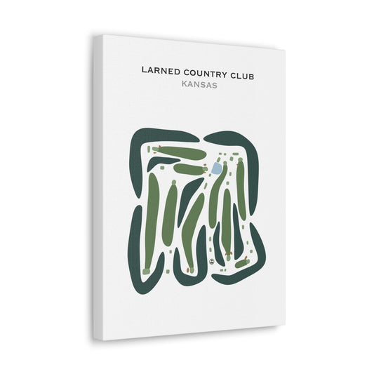 Larned Country Club, Kansas - Printed Golf Courses