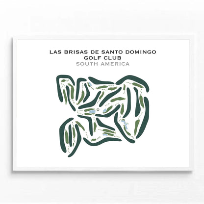 Las Brisas de Santo Domingo Golf Club, South America - Printed Golf Courses
